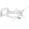 Barkan Barkan 13 - 90 inch Full Motion - 4 Movement Long Dual Arm Flat / Curved TV Wall Mount White BM464LW - alternate 1